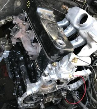 Engine Block Closeup